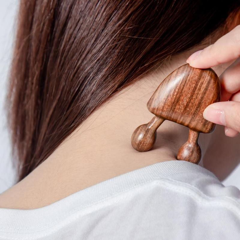 sconto 30% in legno 1 pezzo manico per il viso sandalo verde massaggio agli occhi pettine a lumaca piccolo_voghion.com