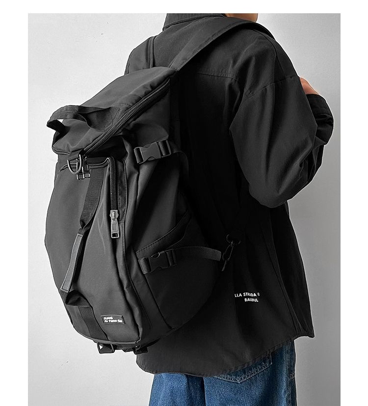 Sport Fitness Single Shoulder Crossbody Dual-Use Große Kapazität Arbeitskleidung Wasserdichter Rucksack Wandern Laptoptasche_voghion.com