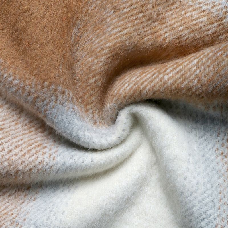 2025 New Cross-border Casual Retro Style Medium And Long Double-breasted Suit Collar Polished Plaid Jacket_voghion.com