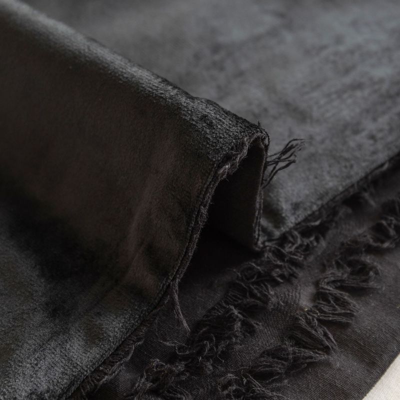 Asciugamano da letto in cotone e lino jacquard tinta unita nordico per hotel, casa, hotel, bandiera da letto_voghion.com