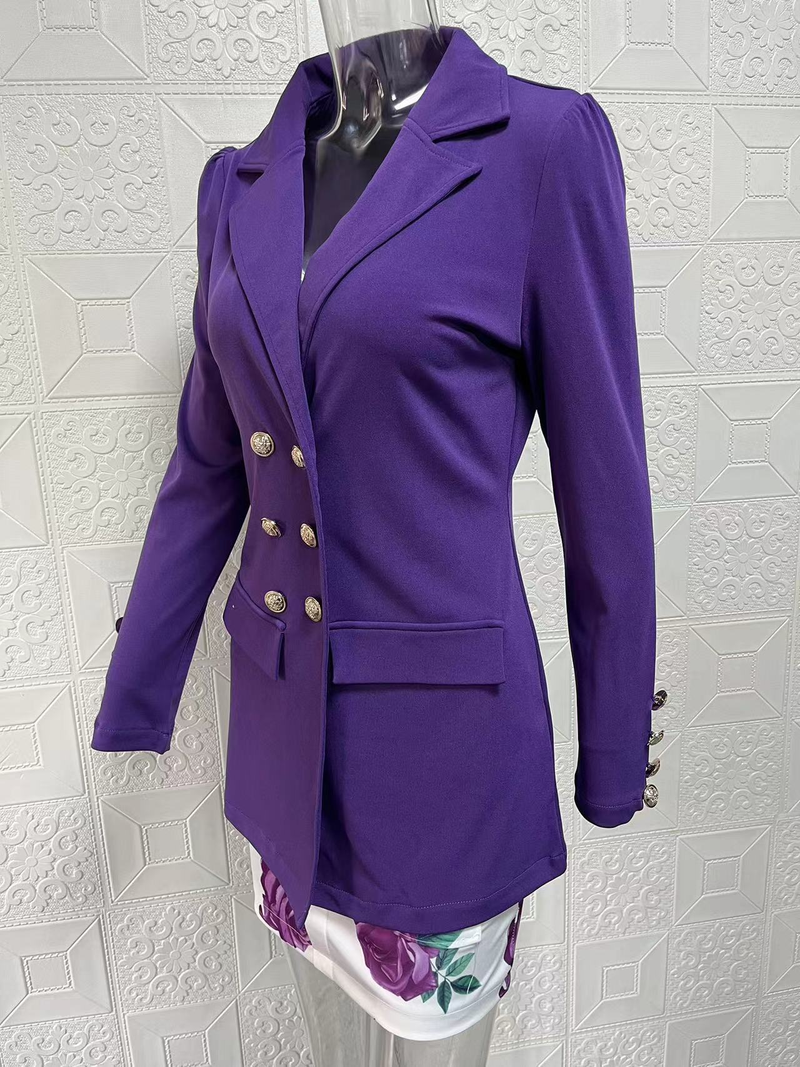 Moda feminina temperamento xadrez impresso saia casual terno conjunto de duas peças_voghion.com
