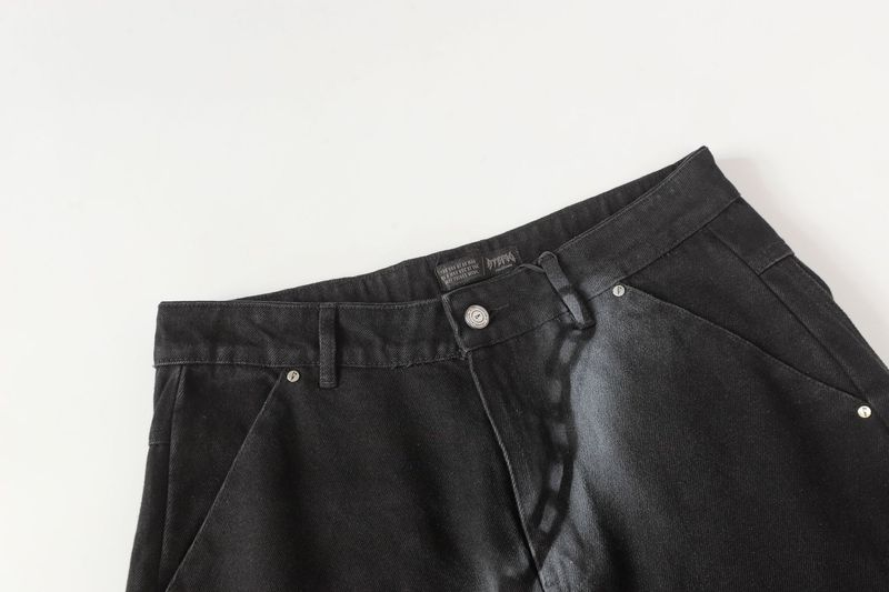 Erkekler ve Kadınlar İçin Sokak Modası Bol Kesim Pantolonlar - Şık Tasarımlı Retro Sokak Giyimi, Günlük Giyim İçin Rahat Uzun Pantolonlar (Siyah)_voghion.com