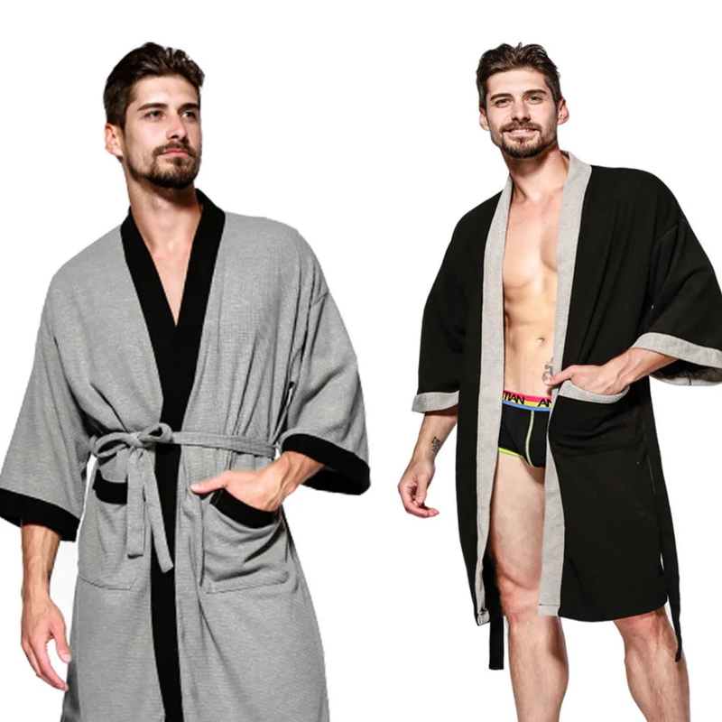 SpaStar RYYD Waffle Robe - Sauna Ready|Hotel Cotton Set_voghion.com
