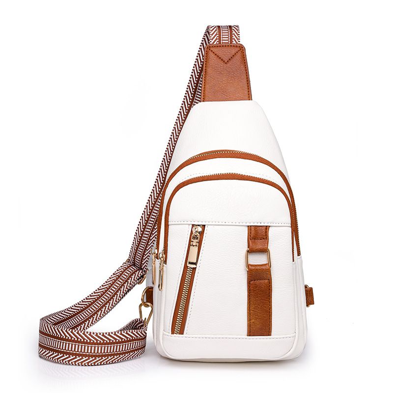 Brust Neue große-kapazität frauen Mode vielseitig männer pu schulter messenger tasche_voghion.com