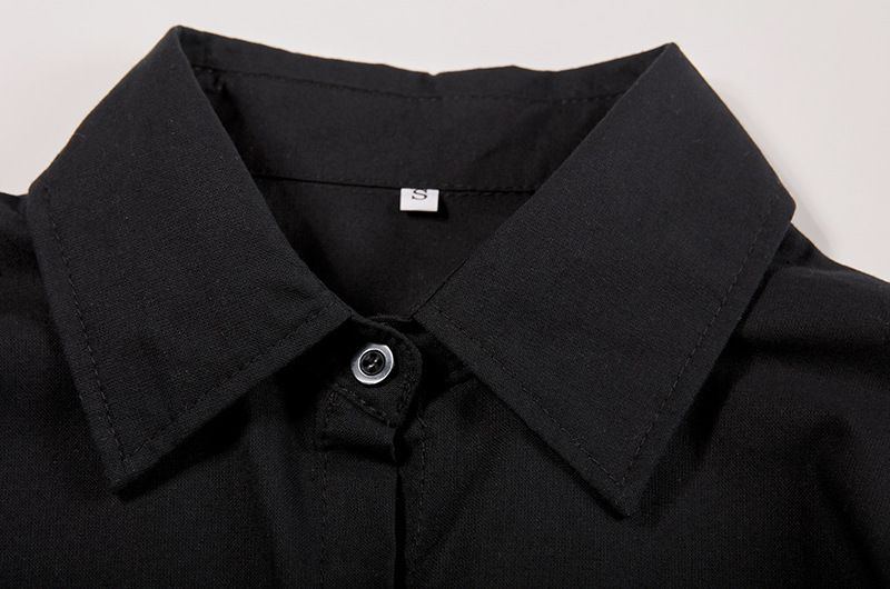 Damenbekleidung Zweiteiliges Set für Damen mit langärmeligem Revers und lässigem Frühlings- und Herbstanzug in einfarbiger Hose mit weitem Bein_voghion.com