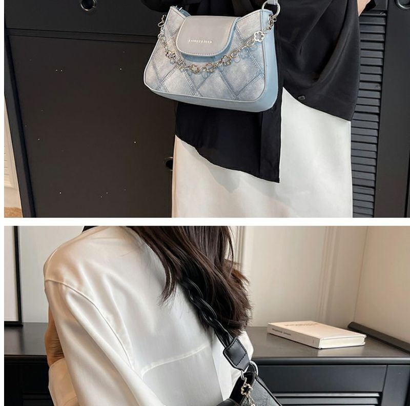 Il design di nicchia popolare di quest'anno, il nuovo 2023 da donna, è elegante e versatile, con una tracolla per una spalla e una sottobraccio_voghion.com