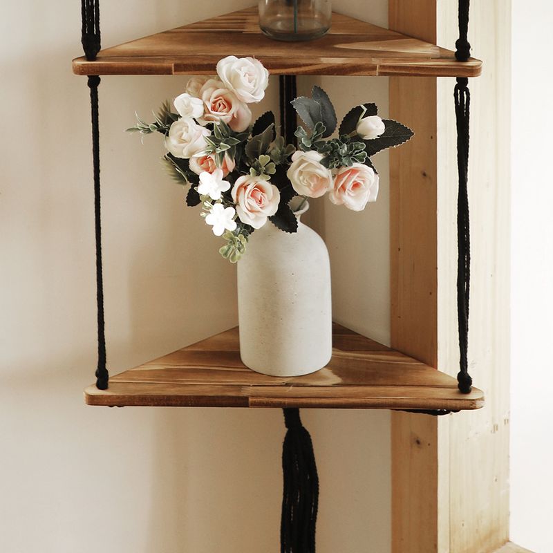 Nuovo pannello di legno triangolare a tre strati intrecciato a mano ornamenti decorazione da parete semplice arredamento per la casa artigianato decorazione all'ingrosso_voghion.com