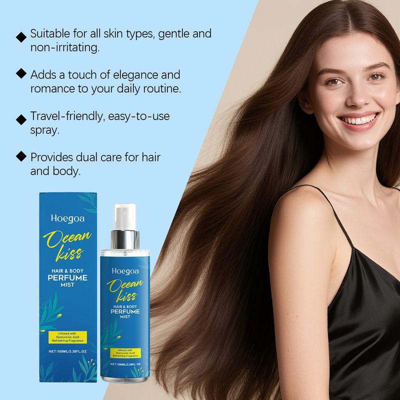 HOEGOA Feuchtigkeitsspendender, lang anhaltender Duft, mehrschichtiger Duft, frisches, elegantes, leichtes Parfüm-Haarspray_voghion.com
