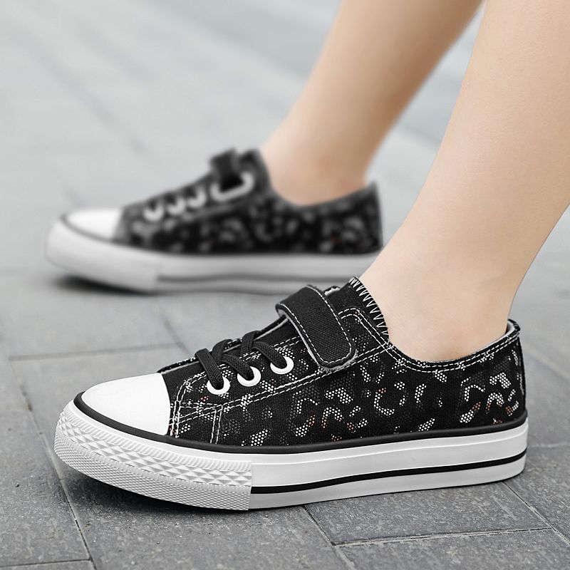 Scarpe in tela per bambini, suola morbida, scarpe casual da corsa per bambini, scarpe da ginnastica piatte antiscivolo per ragazze, taglia 27-36_voghion.com