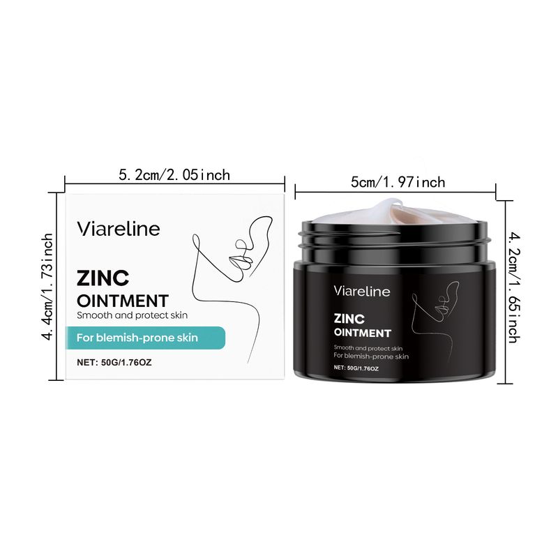 Viareline Crema Trattamento Rinfrescante Controllo del Sebo Confortevole Nutriente Detergente Quotidiano Viso Pelle Acneica_voghion.com