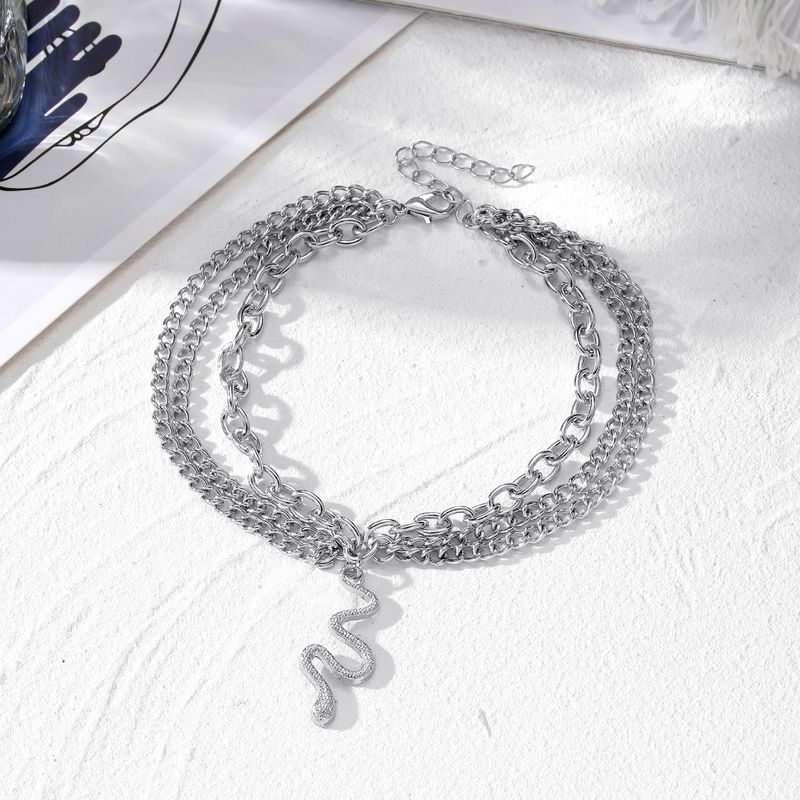 Fashion Five-pointed Star Infinite Eight-character Butterfly Pendant Zircon Cuban Chain Anklet Beach Vacation Travel Jewelry_voghion.com