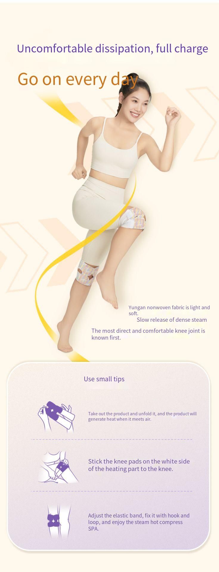 Self-Heating Baby Mugwort Thermal Joint Insulation Warm Knee Pads_voghion.com