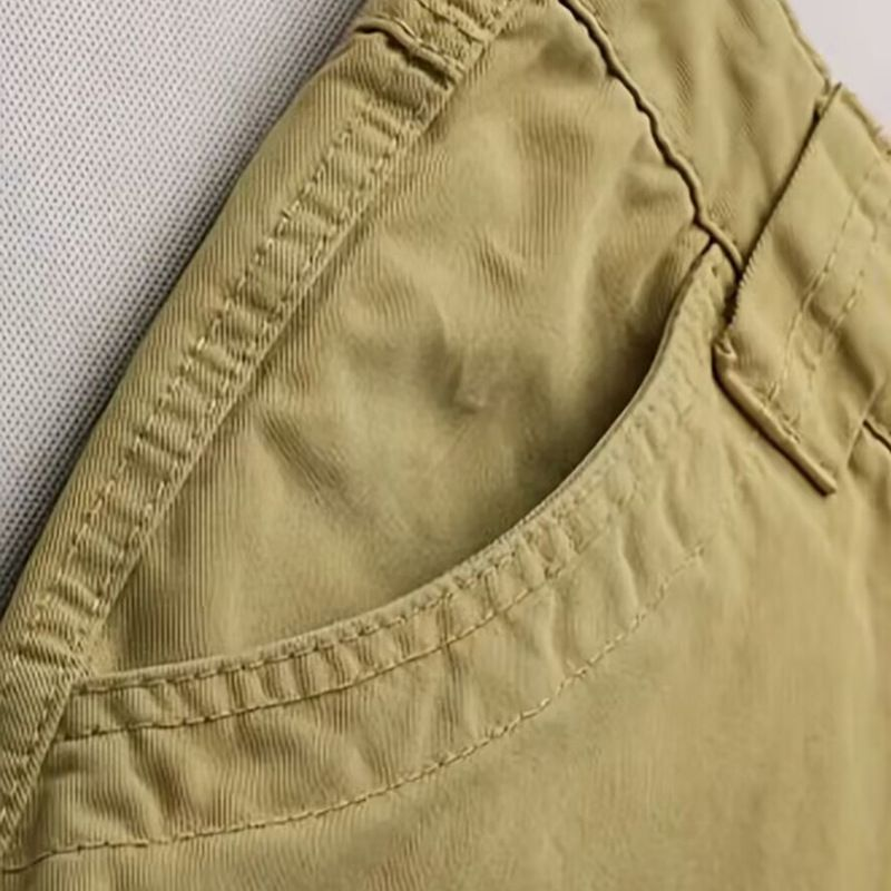Pantalon Cargo de Camouflage en coton pour hommes, jambe droite, ample, décontracté_voghion.com