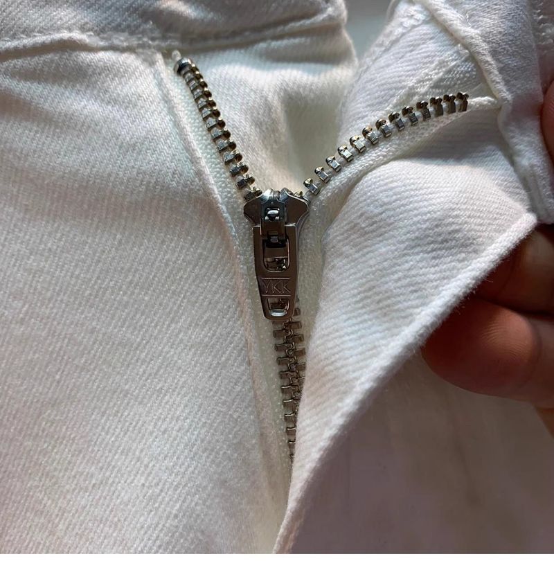 Herenkleding Denim Shorts Trend Slim Fit Mid-Length Broeken Stretch Shorts_voghion.com