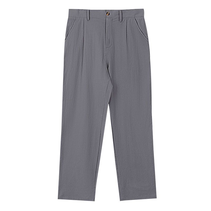 Herrenbekleidung Herren Freizeithose Sommer Dünne Lose Gerade Business Anzughose Herren_voghion.com