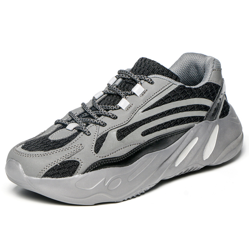 New Men's Mesh Breathable Running Shoes, Lightweight Non-slip Sneakers, Outdoor Walking Shoes_voghion.com