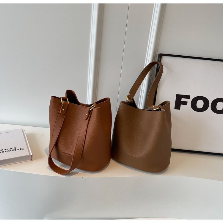 Damentasche Herbst neue Beuteltasche, vielseitig, einfach, One-Shoulder_voghion.com