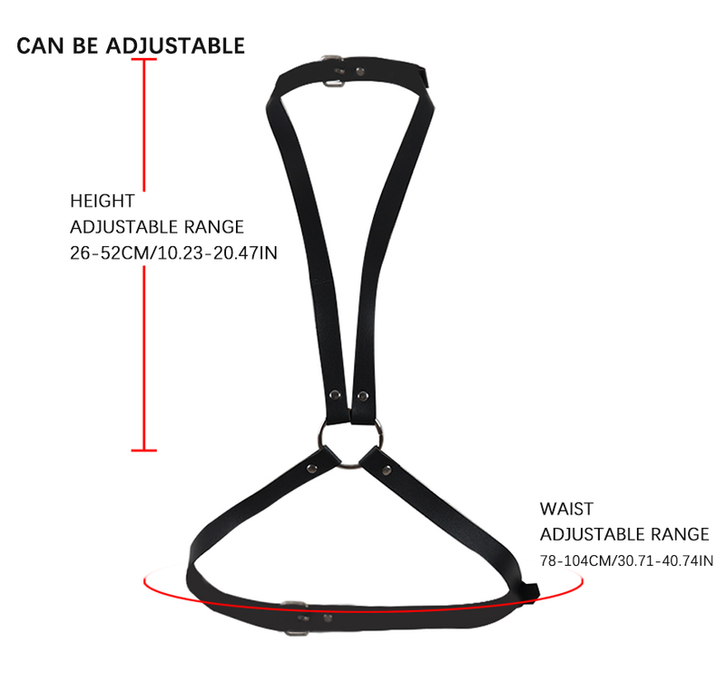 Korsett Frauen Sexy Sexspielzeug Männer Verstellbare Hosenträger PU Leder Harness BH Käfig Körper Brust Harness Gürtel Punk F_voghion.com