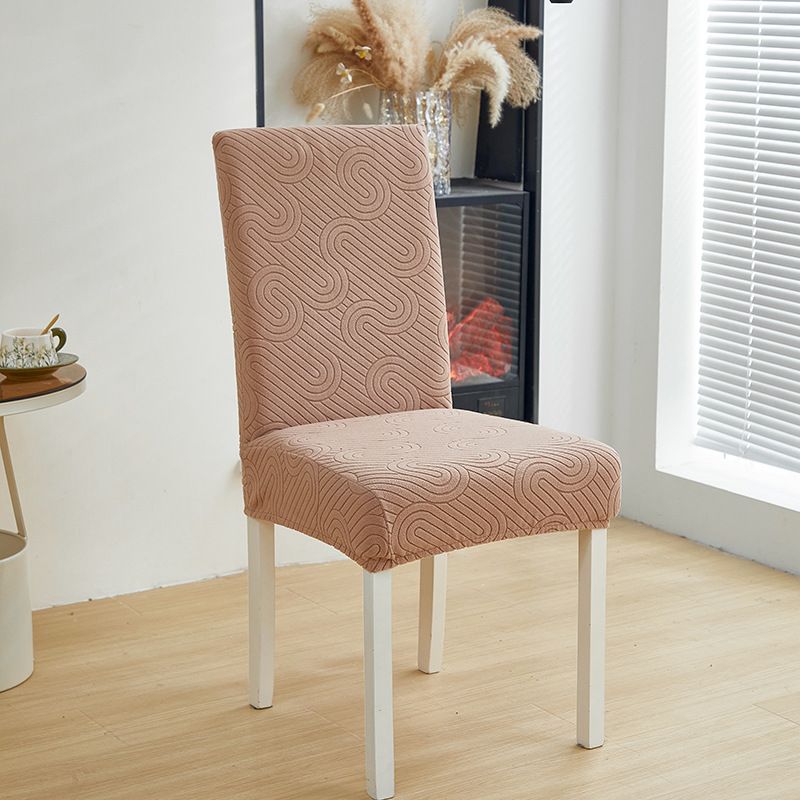 Elastische Jacquard-Stuhlhussen – strapazierfähige, vollflächige Schonbezüge für Esszimmer- und Bürostühle, knitterfreies, modernes Design, universelle Passform_voghion.com