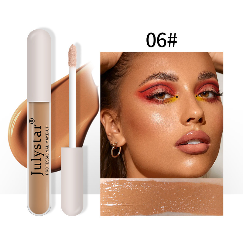 Julystar 6-Color Concealer Liquid – Full Coverage, Lightweight Formula For Face, Under Eyes & Body – Natural Finish, Long-Lasting_voghion.com