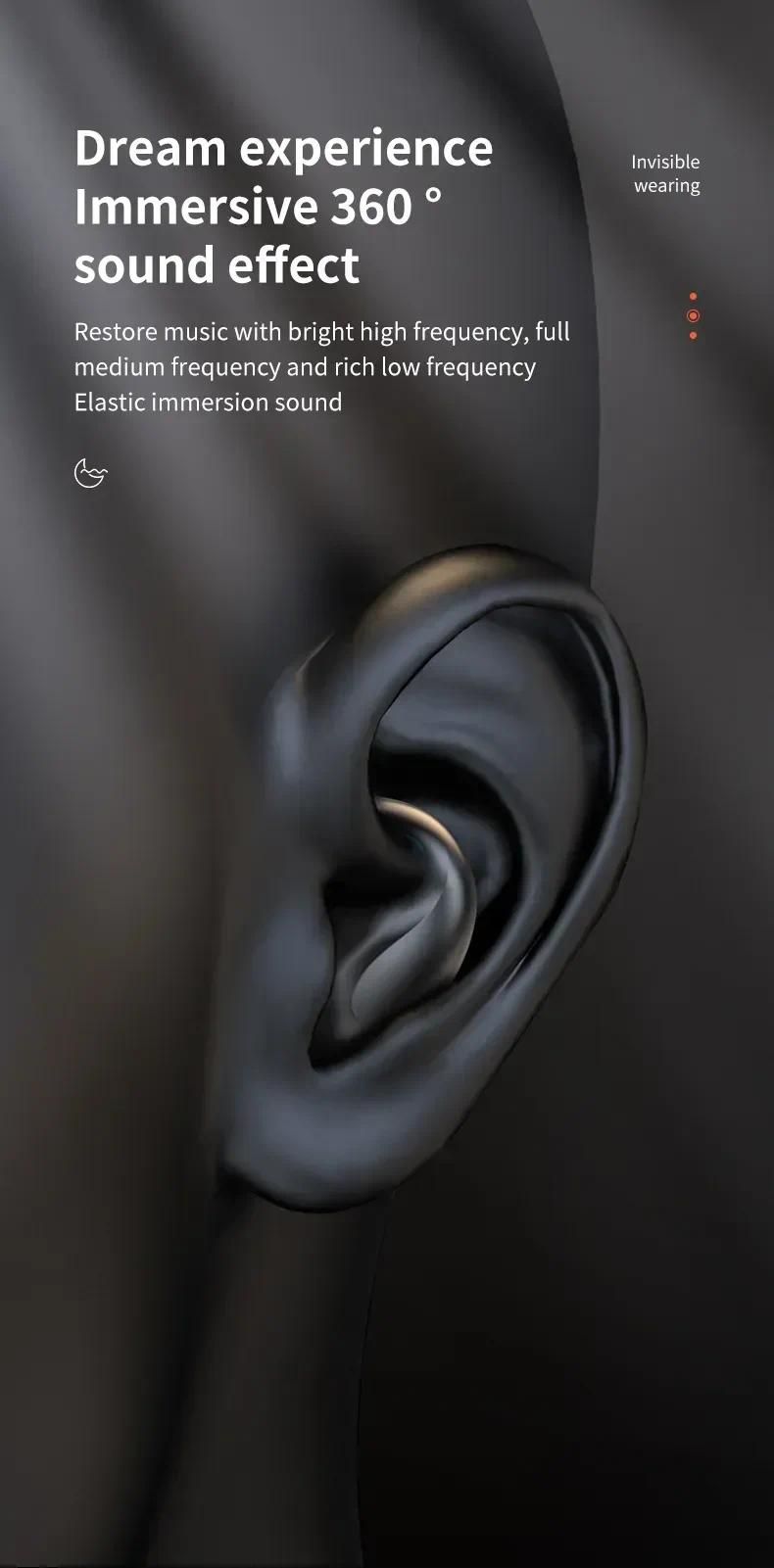 X55 Wireless Headphones Ear Hooks Bluetooth Earphones Bass Noise Reduction Earbuds HiFi Stereo Headsets_voghion.com