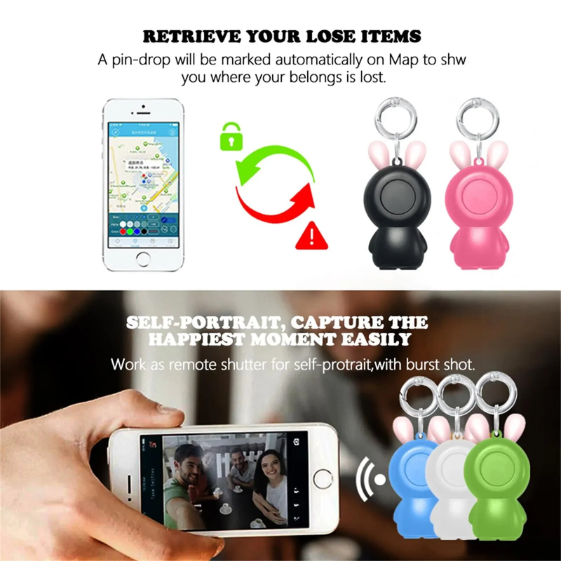 Mini Smart GPS Tracker Finder Locator Wireless Bluetooth Anti Lost Alarm Sensor Device For Kids Pets Dog Key Bicycle Car_voghion.com