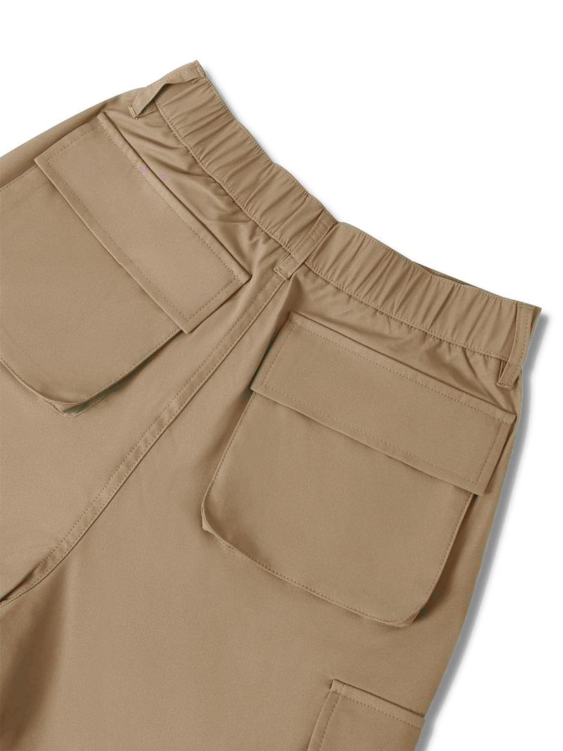 Ropa de mujer, monos casuales, pantalones tácticos retro con múltiples bolsillos_voghion.com