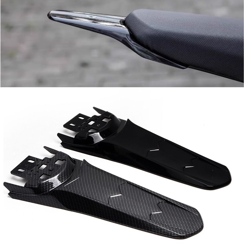 Universal Extended Rear Fender Mudguard For Electric Dirt Bikes - Durable & Stylish Carbon Fiber Design_voghion.com