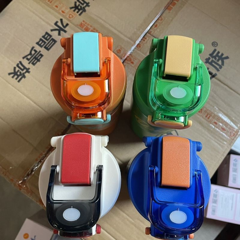 Bicchiere termico doppio Crystal Noble in acciaio inossidabile 316, grande capacità, con coperchio girevole semplice, 700 ml_voghion.com