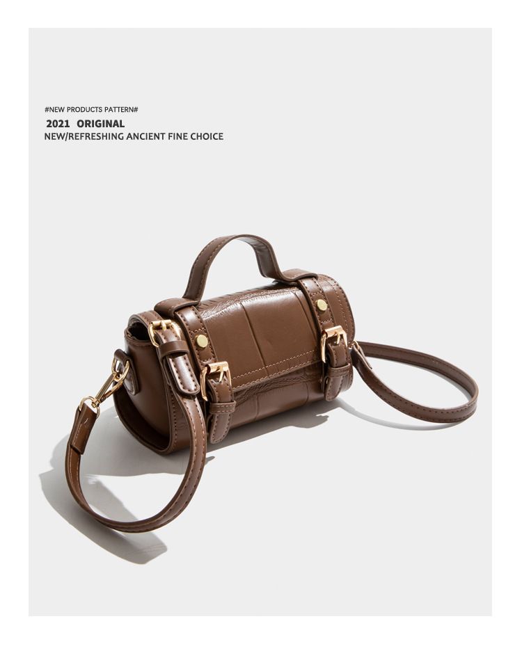 Tasche für Damen 2024 Sommer neues High-End-Einzelschulter-Diagonalkreuzdesign, Ledergürtelhandtasche, Kissentasche_voghion.com