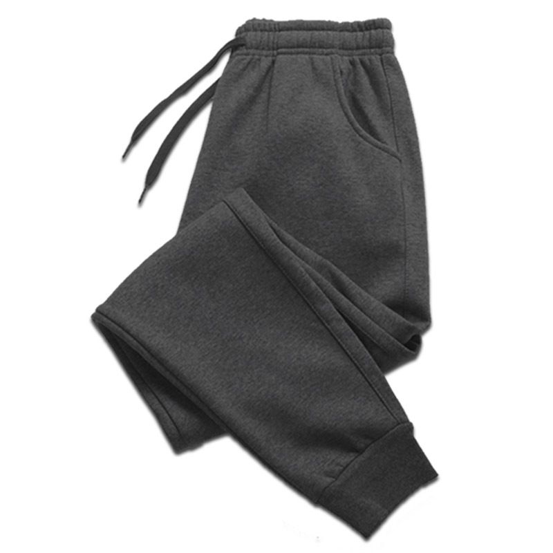 Pantaloni da jogging da uomo foderati in pile – Pantaloni sportivi morbidi e caldi per l'inverno (S-3XL) – Vestibilità comoda con risvolti alle caviglie_voghion.com