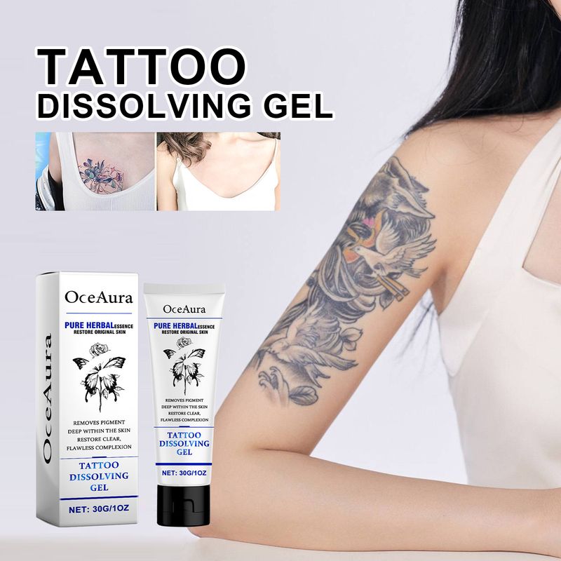 OceanAura tattoo gel moisturizes tattooed skin, repairs texture, embroiders and brightens skin care cream_voghion.com