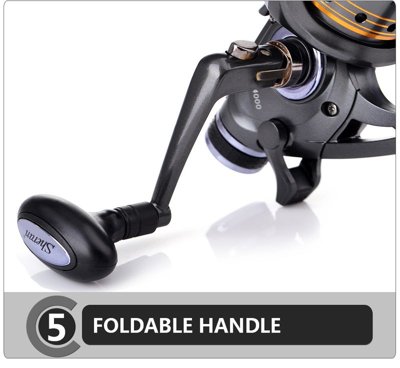 FISHKING Spinning Lure Full Metal Line Cup Crank Arm Canna da lancio lunga Mulinello da pesca in mare_voghion.com