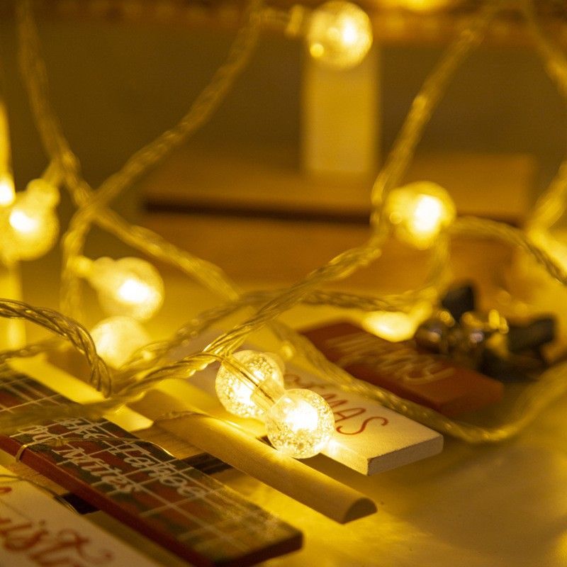 LED Bubble Ball lichtsnoer – waterdicht en op afstand bedienbaar, op batterijen/USB/aangedreven, voor kerst, bruiloften en buitendecoratie_voghion.com