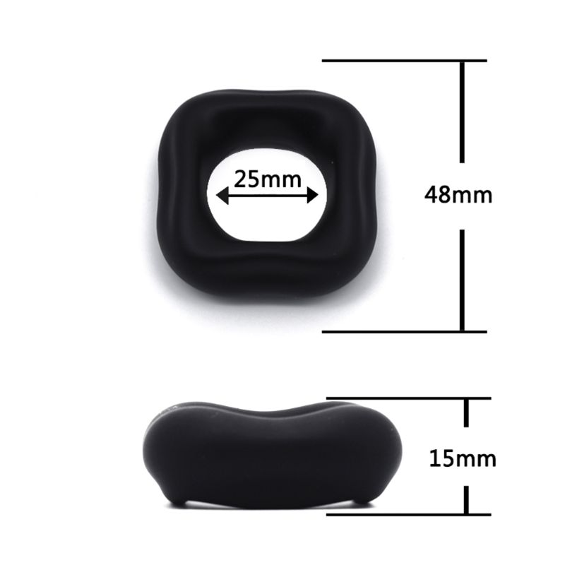 Silicon Flat Superior Ring Set Crings Erection Enhancing c-Ring para hombres Adultos Juguetes sexuales c-_voghion.com