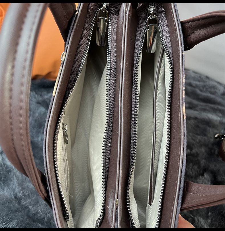 Single Shoulder Bag, Women's Fragrant Cloud Gauze, Chinese Style Ink Painting, Single Shoulder Bag_voghion.com