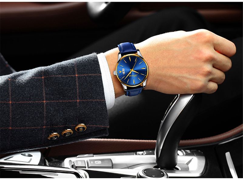AILANG Brand New Business Mens Mechanical Watch Luxury Stainless Steel Waterproof Calendar Fashion Automatic Watches Mens Clock_voghion.com