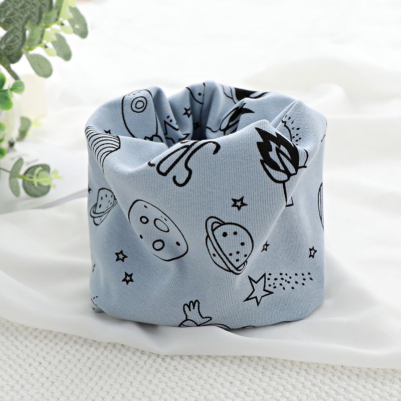 Adult Warmer 25 Spring New Style Edged Pure Cotton Printed Autumn Winter Warm Neck And Ear Protection Scarf_voghion.com
