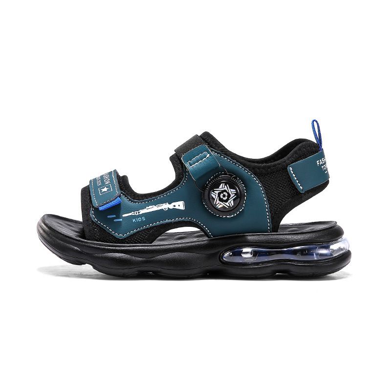 Unbeatable Quality Children's Sandals, Boys' 2025 Summer New Style, Soft Bottom, Anti Slip, Exposed Toe Air Cushion, Rotating Buckle, Men's_voghion.com
