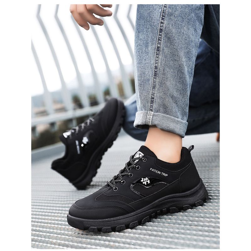 Scarpe da trekking da uomo, in cotone, per autunno e inverno, taglia extra large, casual, sportive, da lavoro, per escursioni all'aperto, da passeggio_voghion.com