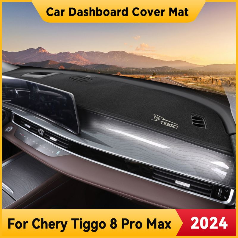 For CHERY TIGGO 8 Pro Max 2024 Car Dashboard Cover Mat Non-slip Sun Shade Cushion Protective DashMat Pad Interior_voghion.com
