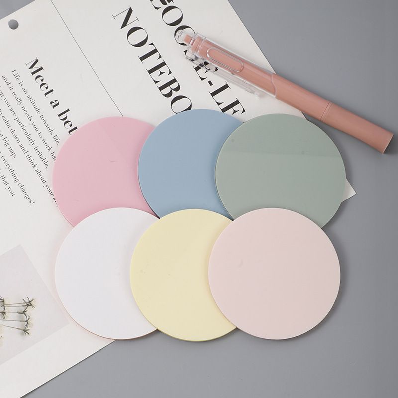 Morandi Farbige, durchscheinende Haftnotizen-Registerkarten – wiederverwendbar, wasserfest, keine Rückstände, 6,5 x 7 cm_voghion.com