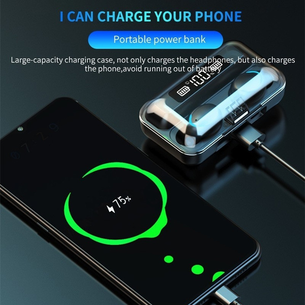 F9-5C Wireless Bluetooth Headphones Tws Earphones Digital Display Heaset Large Capacity Charging Case Waterproof Earbuds_voghion.com