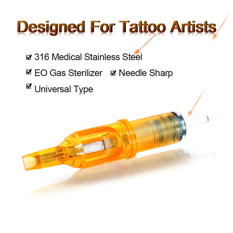 10 stk Gul Dragoy tatoveringspatron nål 1 3 5 7 9 11 13 14 15 RL RM RS M1 til tatovering hine Pen nål tilbehør_voghion.com