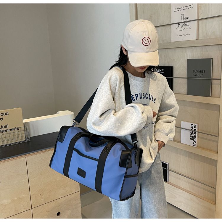 Short Distance Portable Sports Fitness Bag Large Capacity Travel Bag High Appearance Level Portable Foldable Luggage Storage Bag_voghion.com