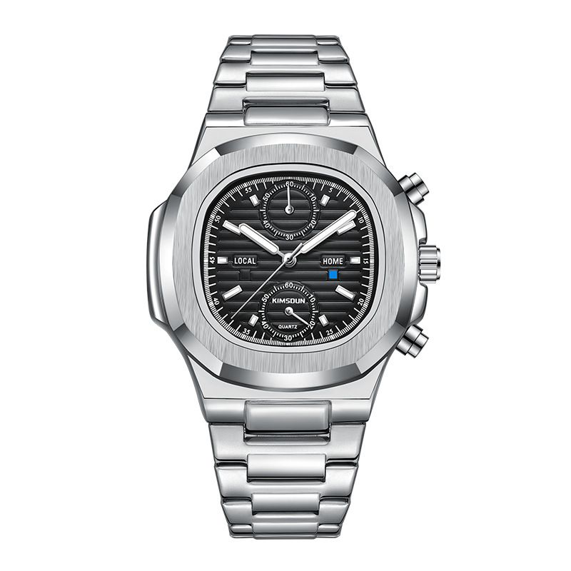 Novo relógio masculino Golden Seton Brand Nautilus à prova d'água multifuncional Quartz Watch Business Men's Watch_voghion.com