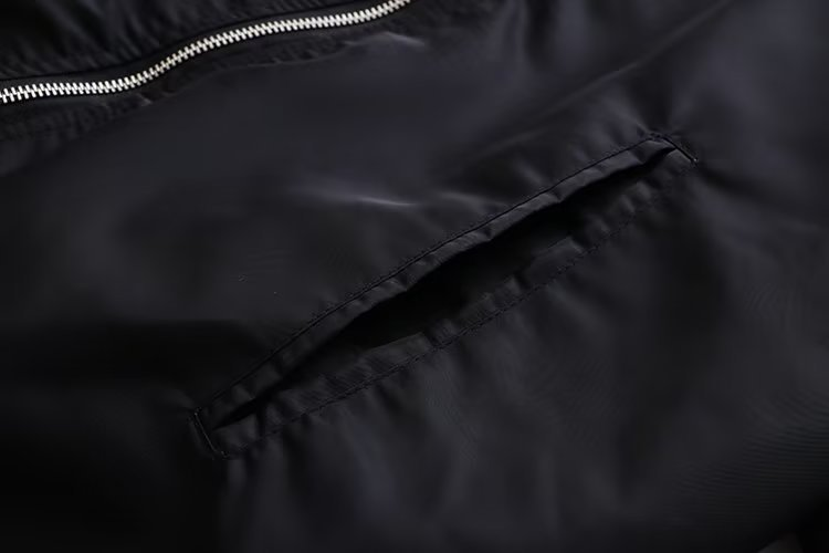 Women's plus-size bomber loose biker jacket_voghion.com