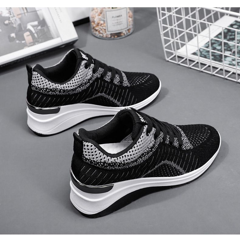 Damenschuhe im neuen Stil, die die Innenhöhe erhöhen, Damenschuhe mit dicken Sohlen, atmungsaktive Freizeitsportschuhe für Damen_voghion.com