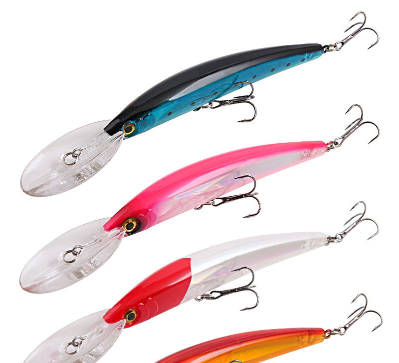 Lure Bait Long Tongue Board Long Throw Floating Minnow 20cm23g With Ring Beads + Enhanced Three Hooks Sea Fishing Simulation Hard Bait_voghion.com