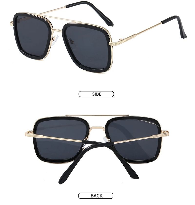 Fashion Fashion Glasses Tony Stark Children Fashion Girls Kids Sunglasses Shades 5-12 years old_voghion.com
